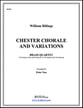 CHESTER CHORALE AND VARIATIONS BRASS QUARET P.O.D. cover